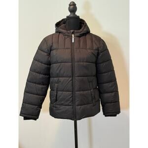 Wonder Nation Boys Puffy Jacket in Black
